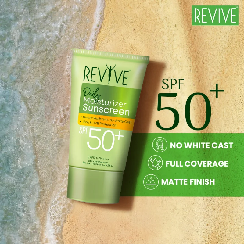 Revive Daily Moisturizer Sunscreen SPF50+ PA+++ 50 ml - 4