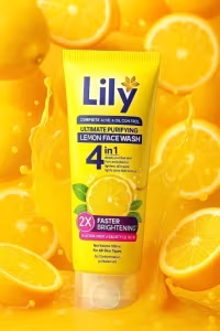 Lily Lemon Face Wash 100ml - 8