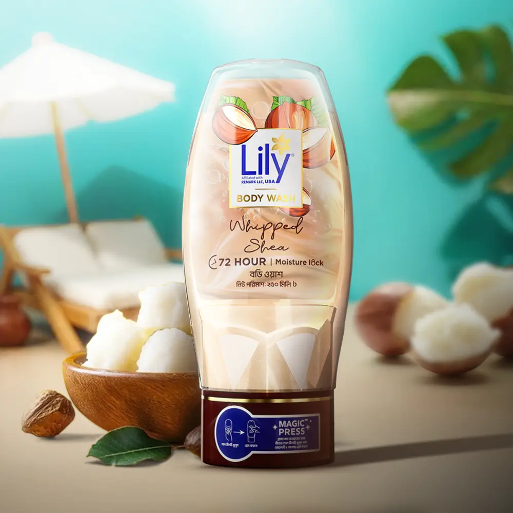 Lily Whipped Shea Body Wash-200ml - 4