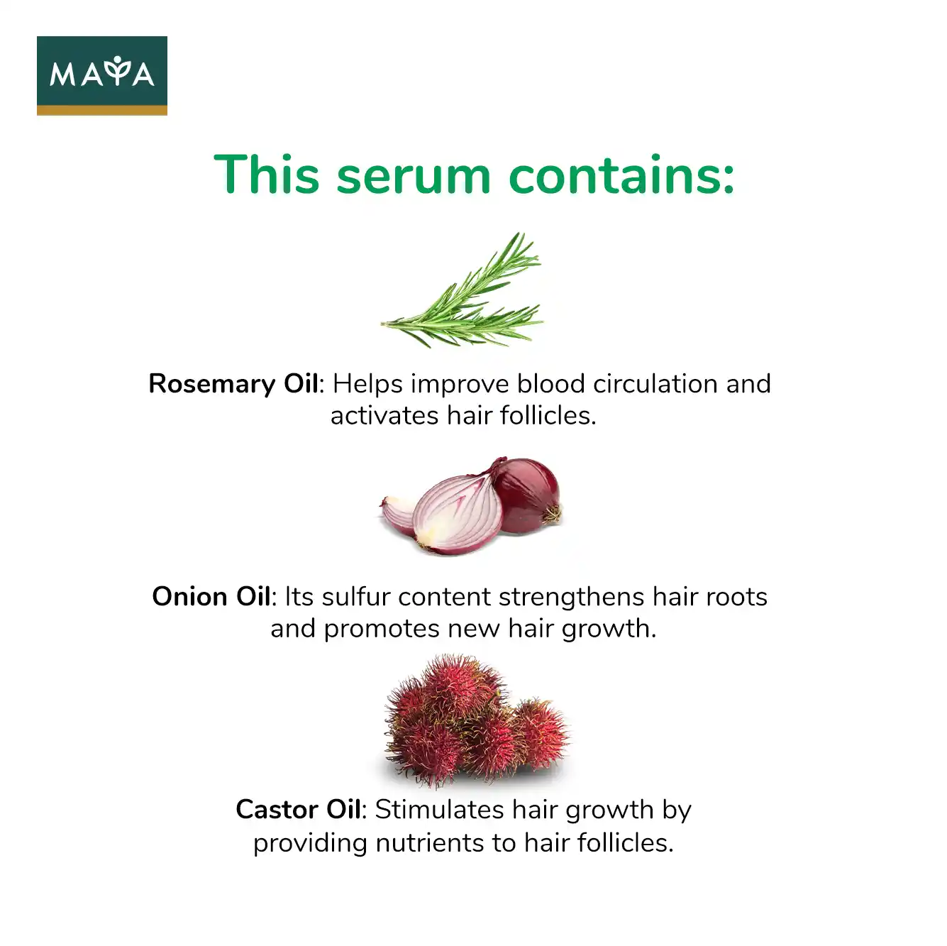 MAYA All Natural Hair Growth Scalp Serum – 30ml - 8